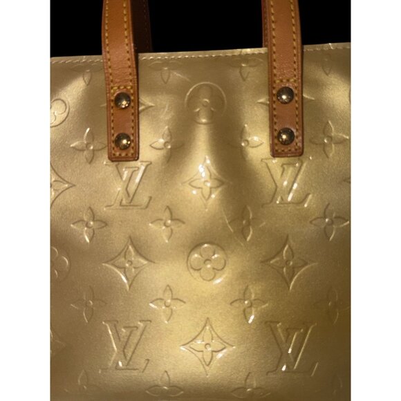 VTG Louis Vuitton Monogram Vernis Reade PM Tote MI0082 Noisette LV Handbag Y2K - Picture 4 of 12